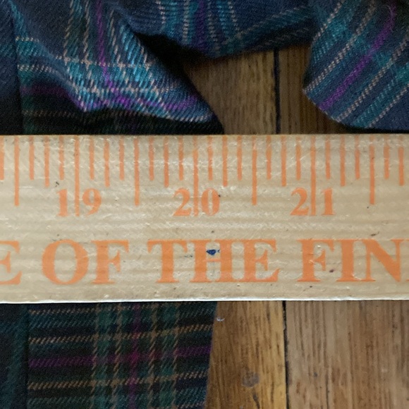 Vince Camuto Women’s Blazer Jacket Size 14 Black Plaid Traditional Preppy Core - Picture 8 of 9